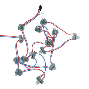 DC5V 12V 12MM 2811 Square Diffused Digital WS2811 Addressable RGB LED Pixel String IP68 Waterproof Modules Lighting