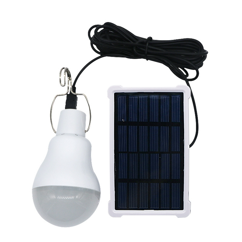 15w 130lm Outdoor Rechargeable Solar Power Led Bulb Portable Energy Lighting