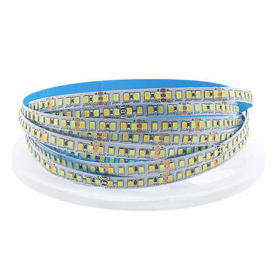 SMD 2835 CW/WW Dual White Color LED Strip  CCT 12V 24V Double Color LED Flexible 180leds/m Tape Light