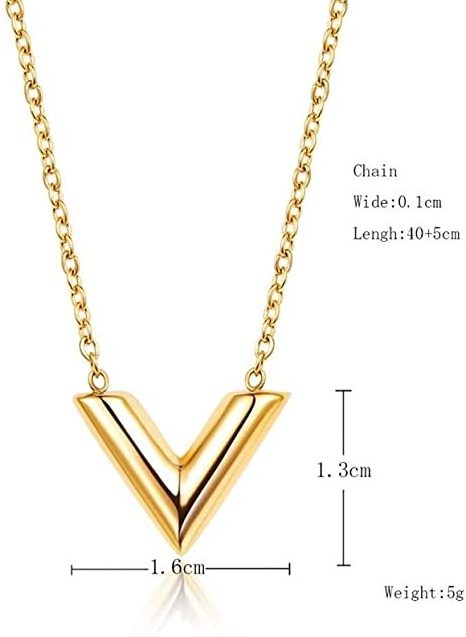 Letter pendant necklace women's stainless steel initial necklace initial letter customer custom necklace