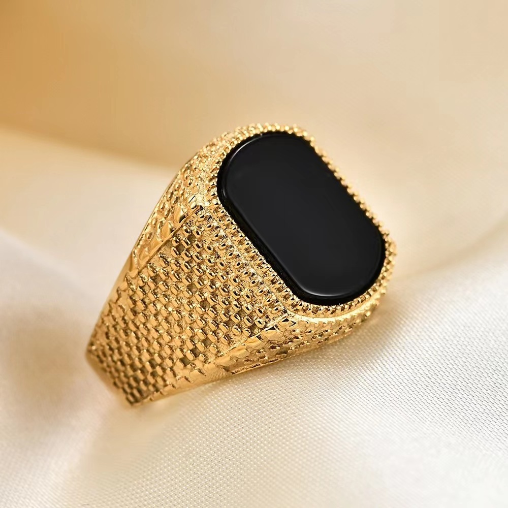 2024 New Wholesale 18K Gold PVD Plated 316L Stainless Steel Rings for woman man