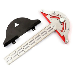 Woodworkers Edge Ruler Stainless Steel Protractor Angle Angle Precision Carpenter Measuring Tool