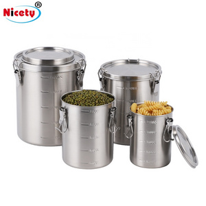 Nicety Customized Stainless Steel Airtight Coffee Container Tea Cans Coffee Storage Canister for Kitchen