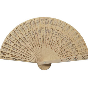 Hand Fans Folding Vintage Fragrant Wood Carved Hand Held Chinese Fan Wedding Favors And Gifts Ventilador De Mano