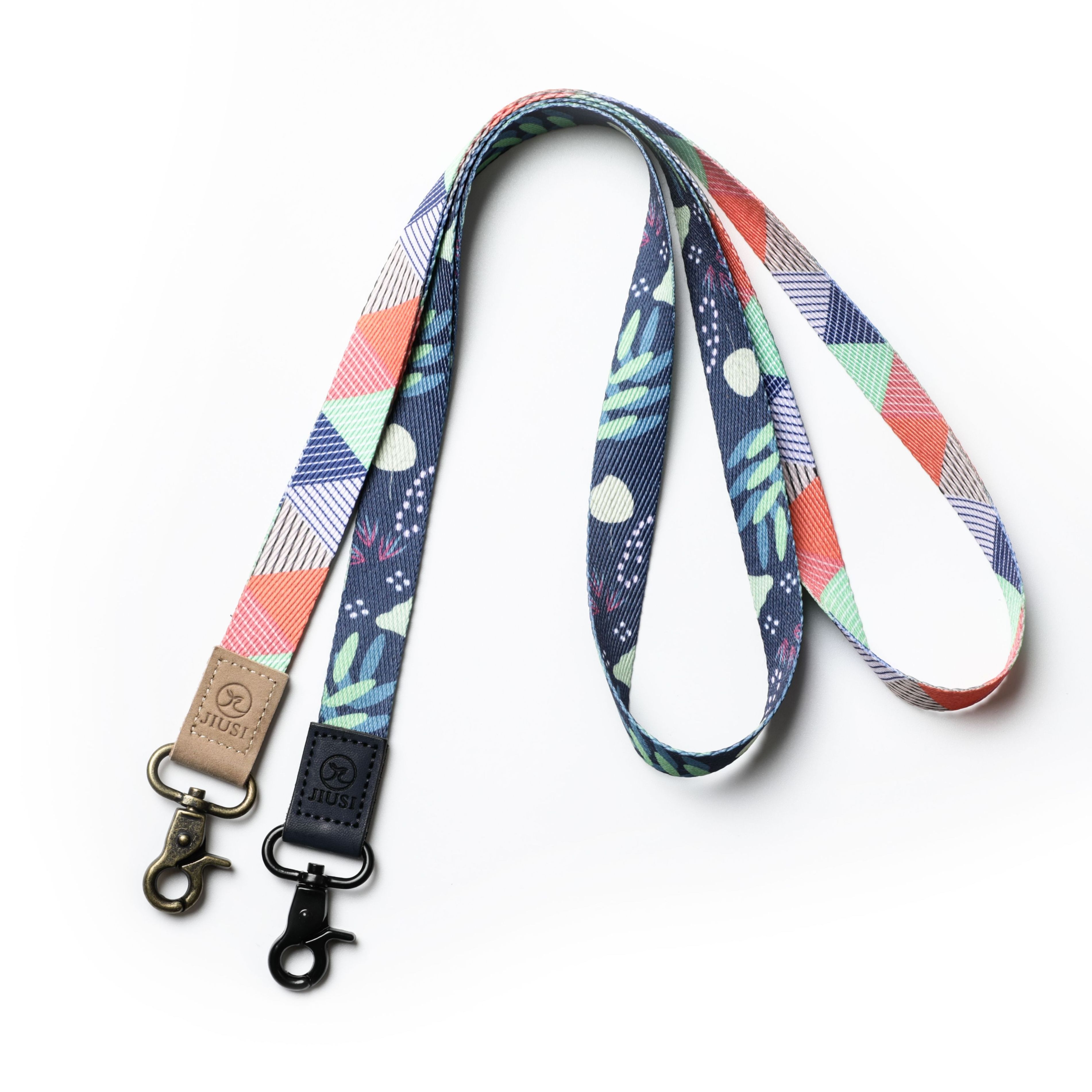 Sample Support Customized  Logo Printed High Quality  Comfortable Soft Neck Strap PU Label Mobile Phone Lanyard