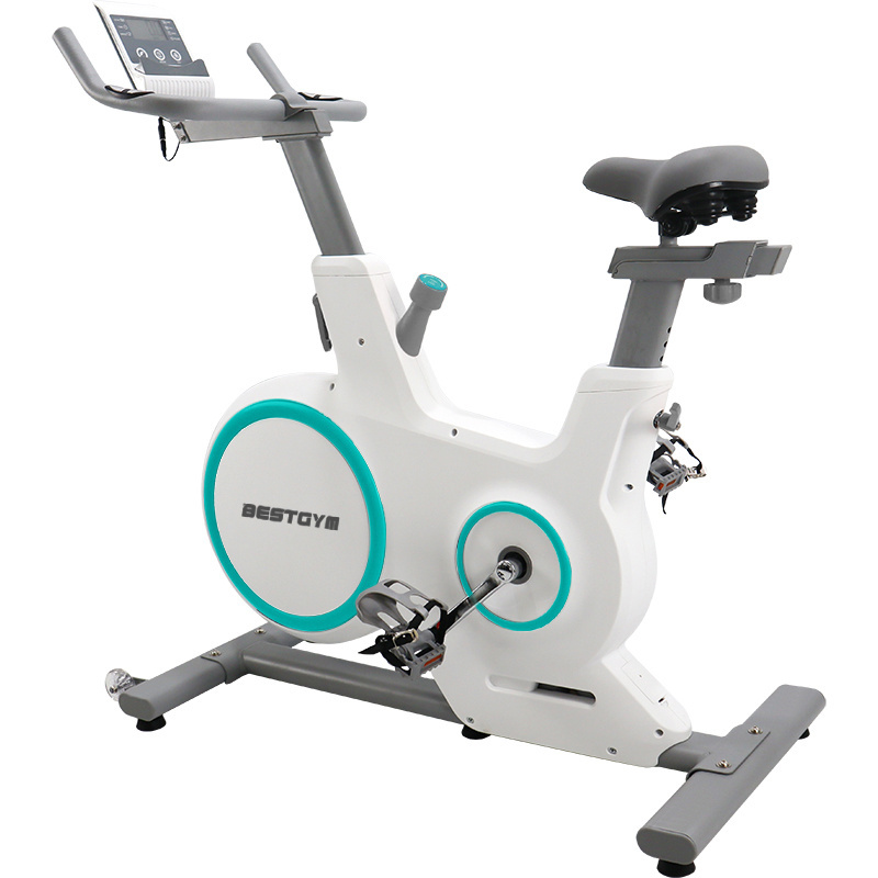 Stationary bicycle indoor home equipment gym bluetooth fitness resistance with screen pedal swing professional spinning bike