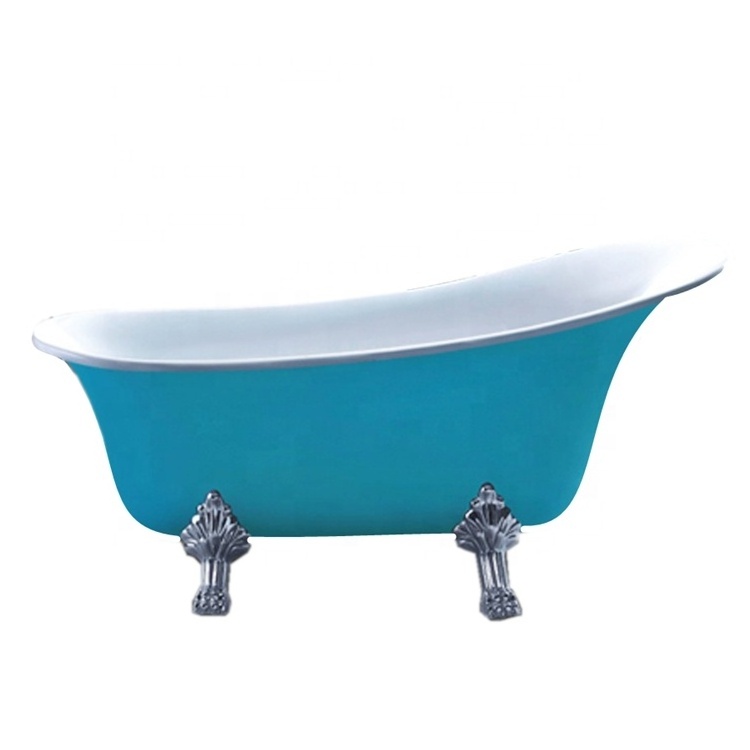 Hot sale common european style free standing bath tubs soaking bathtub with leg