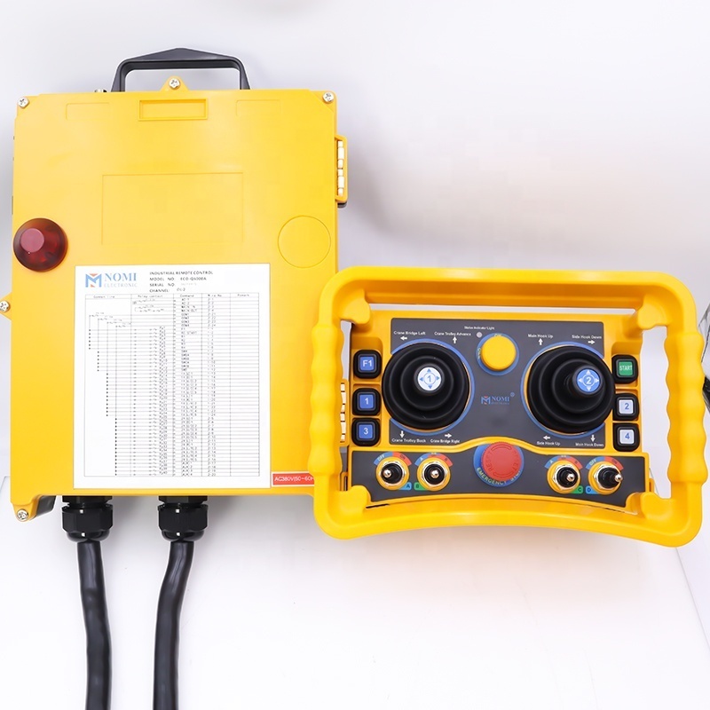 New product ECD-Q5000A construction crane use wireless switch 12v toggle hydraulic joystick remote control