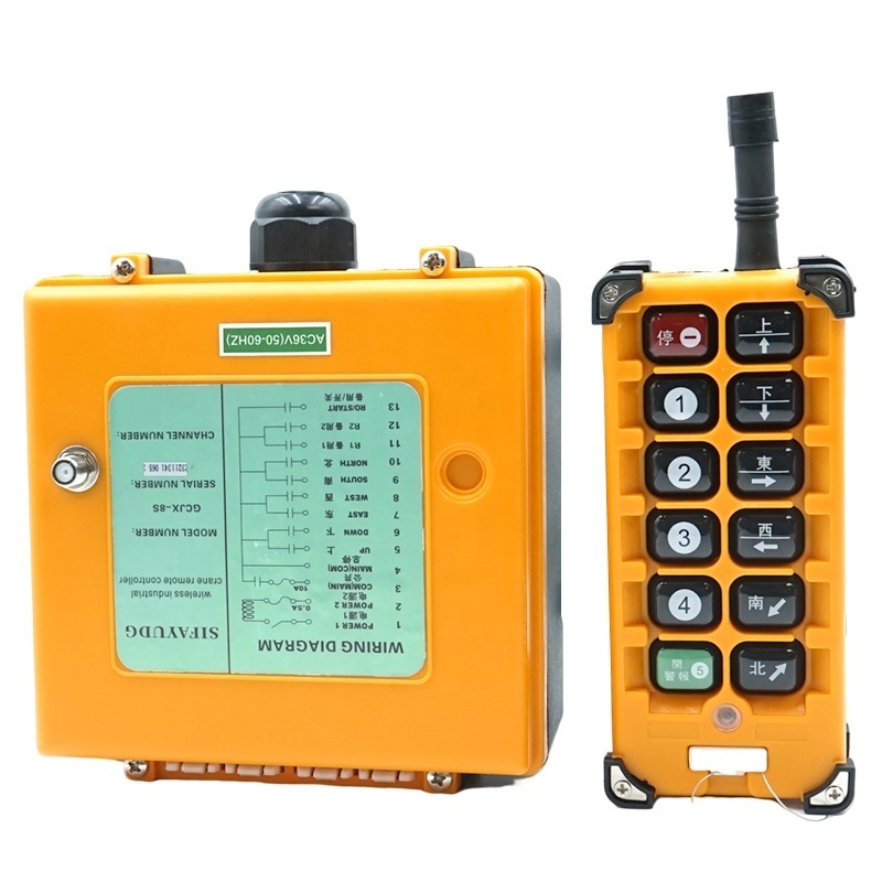 F23-A++  Hot selling industrial hoist lifting handle winch overhead crane forklift radio wireless smart remote control