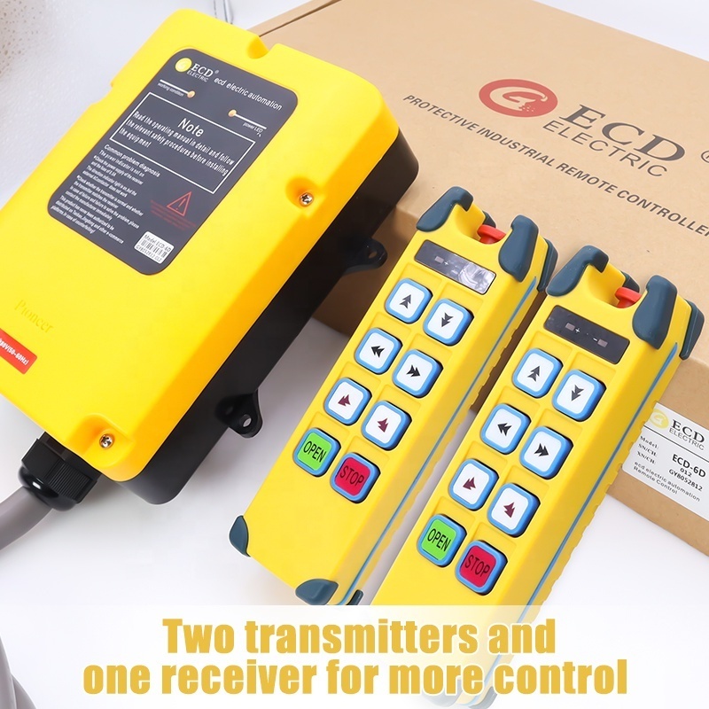 New product overhead crane industry radio remote control waterproof industrial wireless remote control for hoist