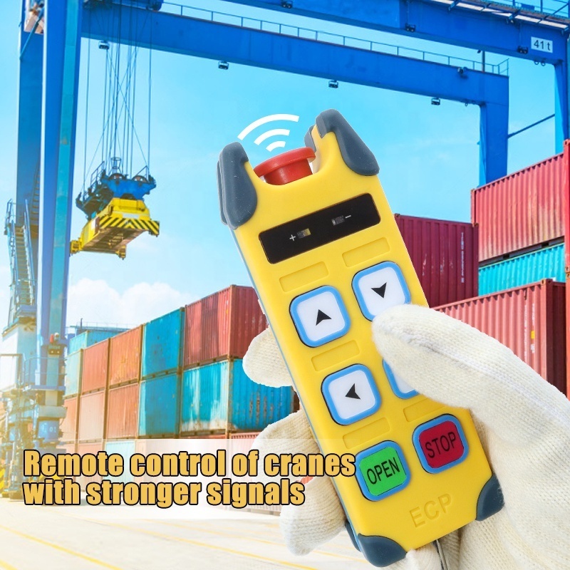 Factory Direct Selling Smart F21-4S Type Industrial Radio Remote Control AC / DC  Wireless Remote Control For Overhead Crane