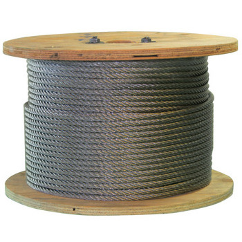 Galvanized Elevator 6x19 Stainless Steel Wire Rope For Sale