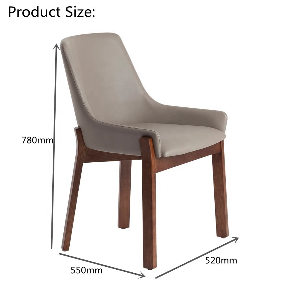 NOVA High Quality Dining Chairs Modern Style Outdoor Oak Solid Wood Scandinavian Chair For Living Room Home Bar Chair Set