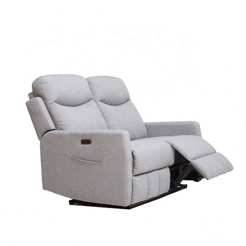 2 Seater Reclining Loveseat Modern Manual Sofa Reclinable Set For Living Room Home Theater Recliner