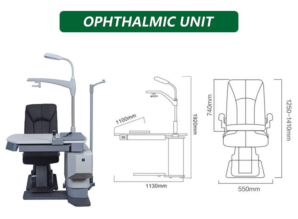 Ophthalmology Ophthalmic Unit Clinic Equipment PK-199A Eye Test Machine