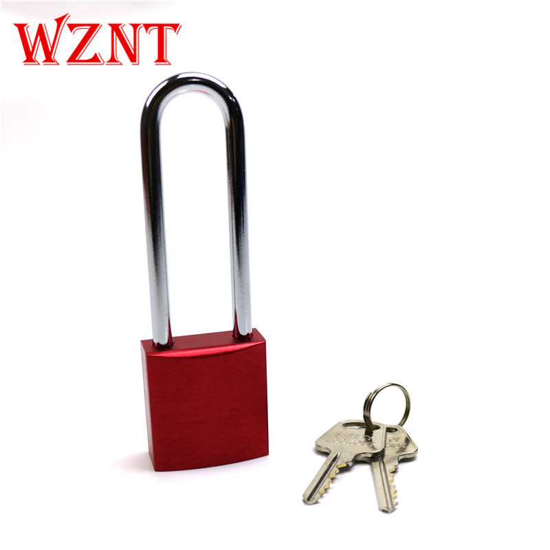 38mm 76mm OEM Color Anodized Solid aluminum lockout padlock red