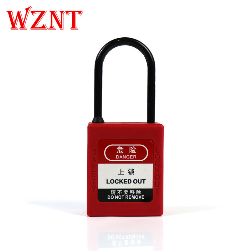 NT-44P 4mm Thin Nylon Shackle Keyed Different Keyed alike Safety Lockout Padlock