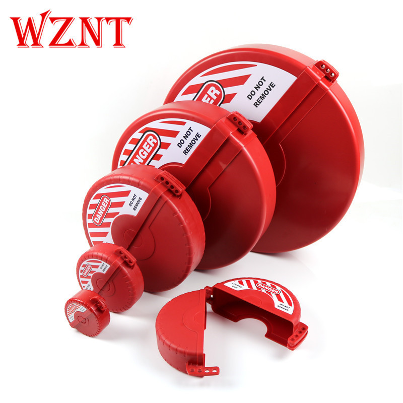 New type 25mm-635mm Red Nylon ABS Plastic gate valve lockout cover valve