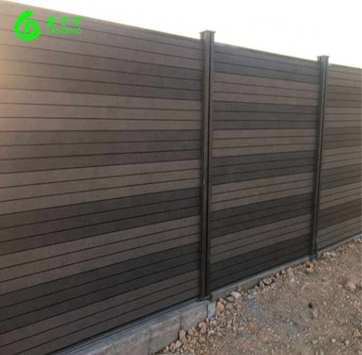 WPC PVC Cheap Vinyl Boundary Composite Garden Decorative Fencing Trellis Fence