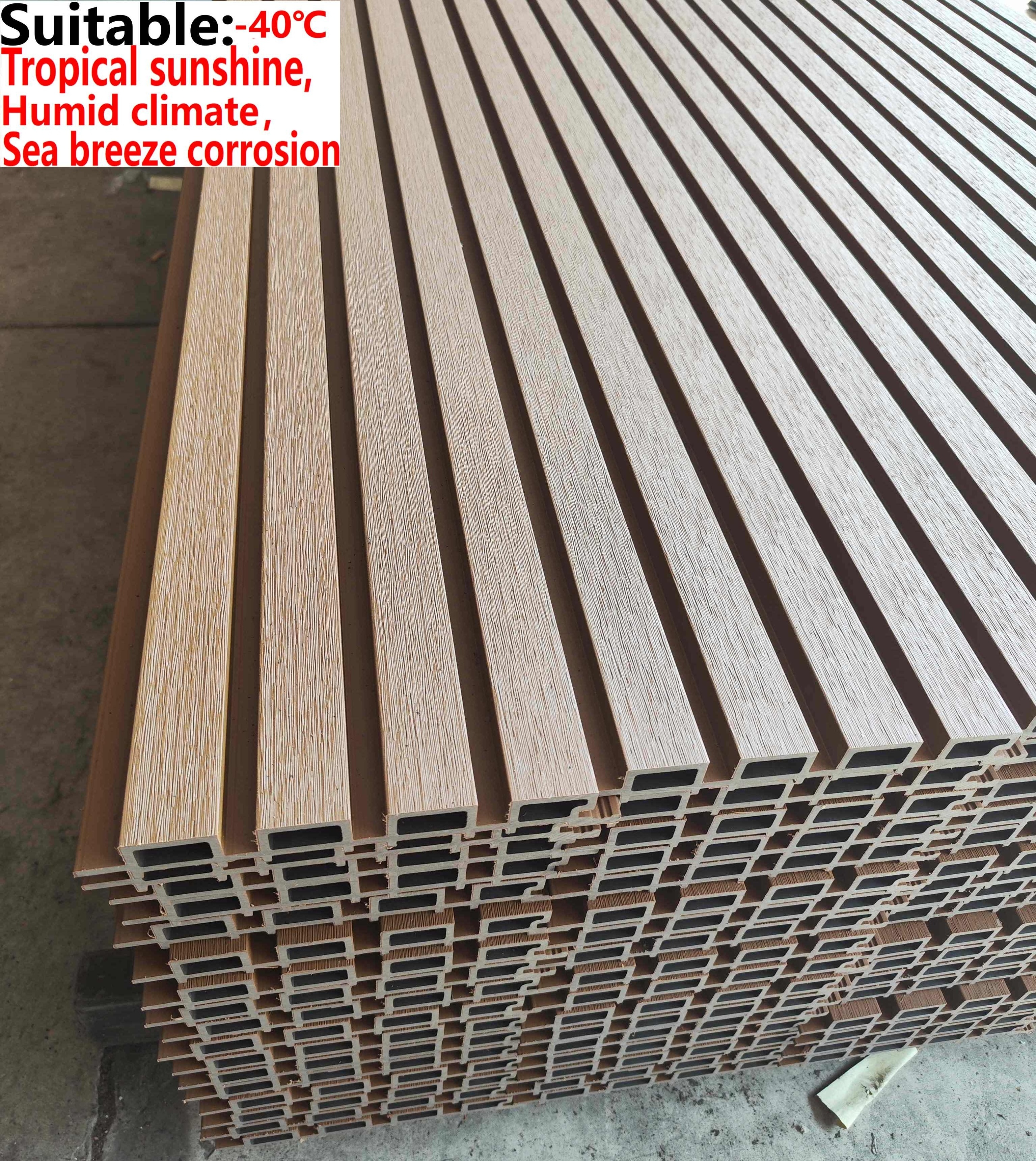 external exterior WPC wood pvc composite wall cladding panel outdoor wpc Waterproof siding