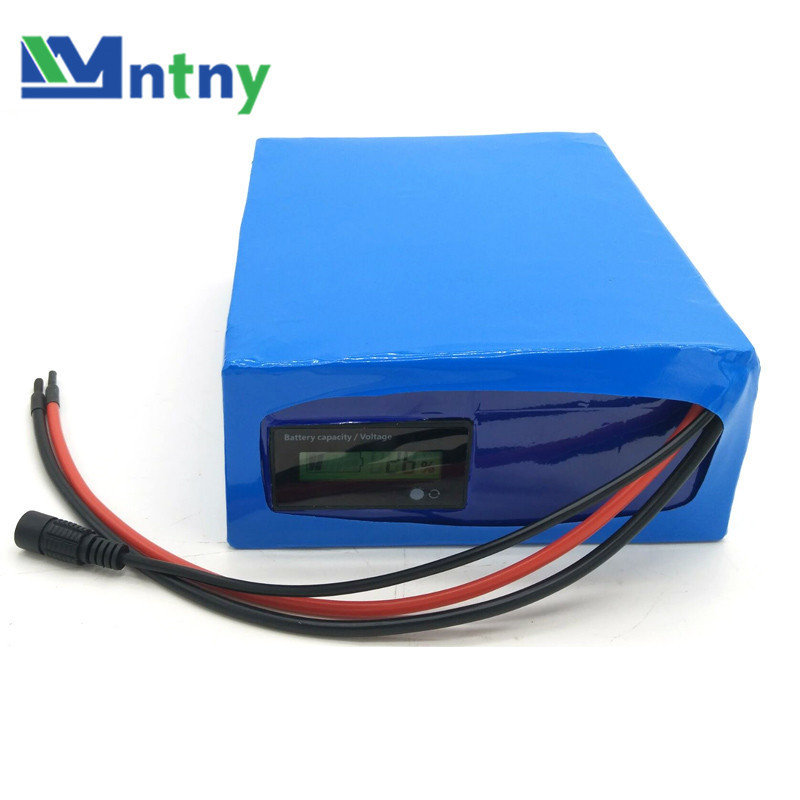 CNNTNY 48v 20ah 30ah lifepo4 battery pack with Power Display for Tricycle 48V 1000W