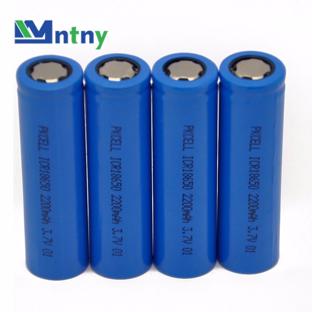 CNNTNY Lithium 3.7v 18650 2200mah Rechargeable Li-ion Battery for Led flashlight Torch cell Flashlight battery