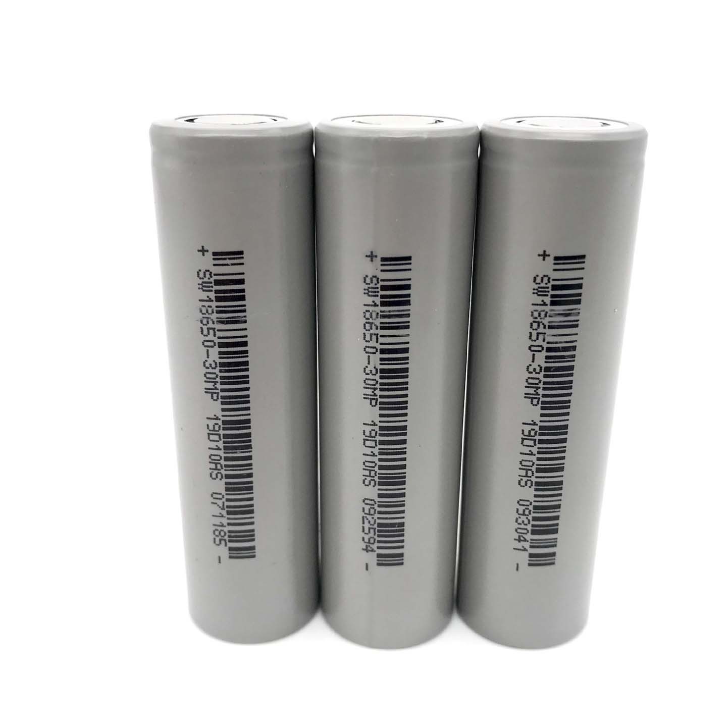 SW18650-25HP 3.65V 2500mah high discharge rate lipo battery 18650 batteries