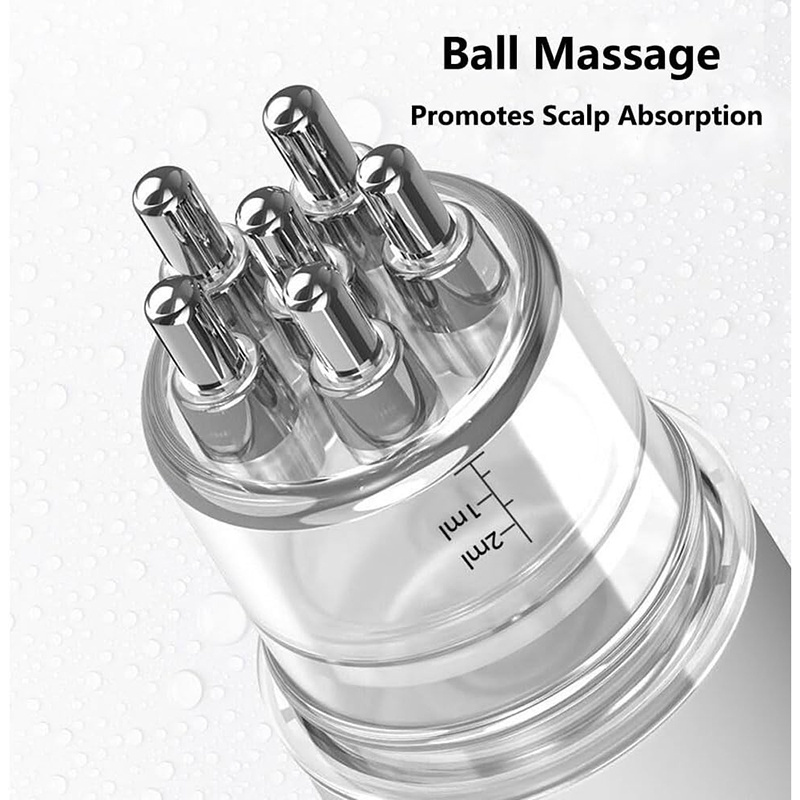 Portable Scalp Massaging Serum Rolling Ball Applicator 15ml for Various Liquids Scalp Massager Brush