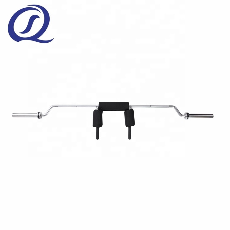 Gym Fitness Equipment Fixed Curl Pu Coated Safety High Quality Steel Weight Lifting Bar