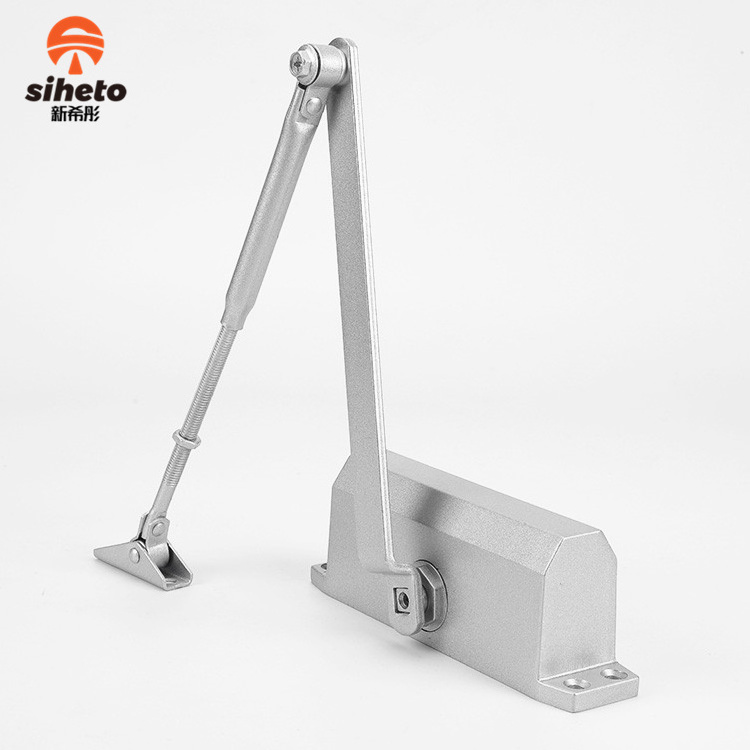 Commercial Door Closer  Square Type Aluminum Hydraulic Automatic Smart Overhead With Hold Open