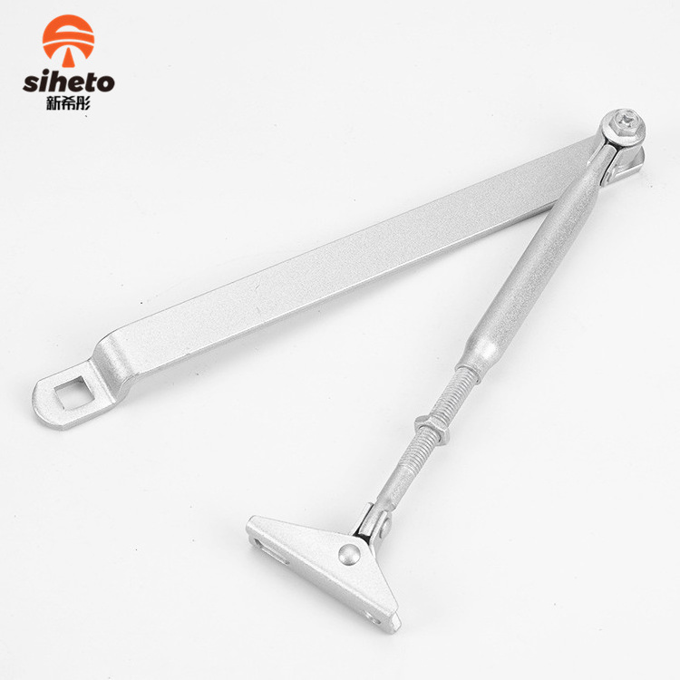 Commercial Door Closer  Square Type Aluminum Hydraulic Automatic Smart Overhead With Hold Open