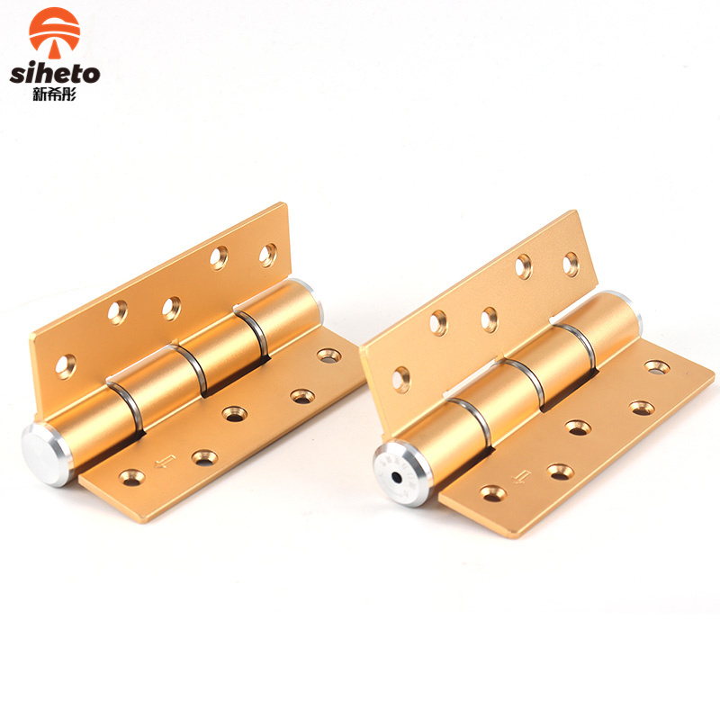 New Product Security Steel-Plastic Door Aluminium Alloy Hydraulic Invisible Mute Golden Door Hinge