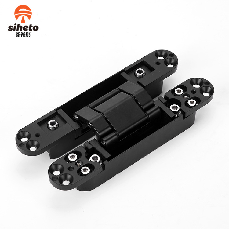 40Kg/60Kg/80Kg Heavy Duty Wood Hidden Cross Hardware Invisible Gate Hinge 3D Adjustable Concealed Door Hinge