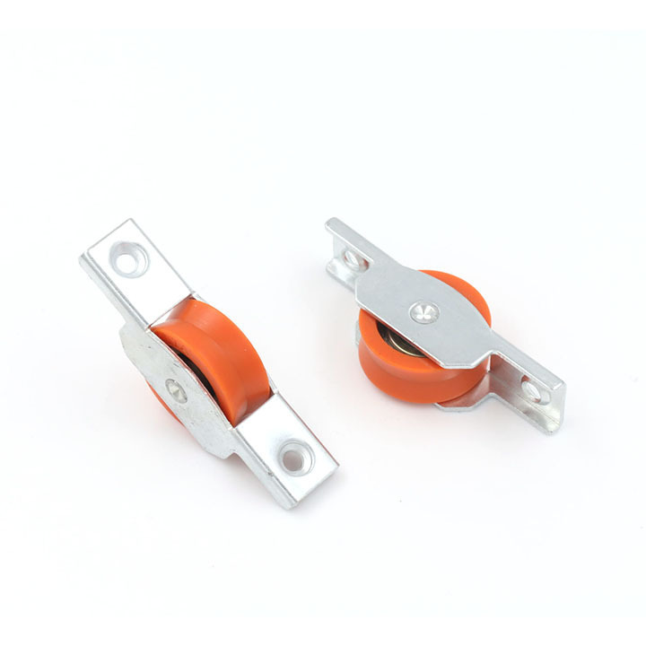 Traditional Aluminium Hardware Sliding Rollers Silver Orange Home Door Plastic Roller Wheel For Aluminum