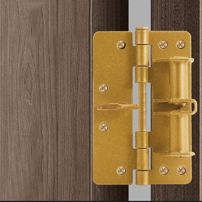 Customized Spring Hinge Furniture Hardware Self Closing Door Hinge Wood Door Hardware Hidden Gold Door Hinges