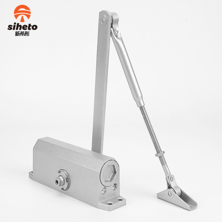 Aluminum 180 Degree Door Closer  Multi-Function Gate Closer Automatic Closing Door Opener 45 KG Heavy Duty Door Closer