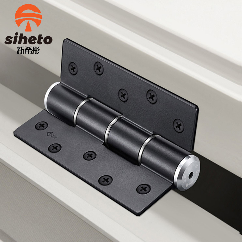 Chinese Hinge Supplier Aluminium Alloy Wooden Door Automatic Closer Concealed Adjustable Door Hinge