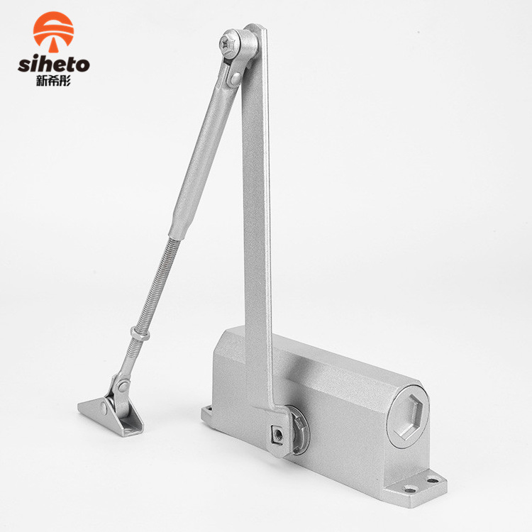 Aluminum 180 Degree Door Closer  Multi-Function Gate Closer Automatic Closing Door Opener 45 KG Heavy Duty Door Closer