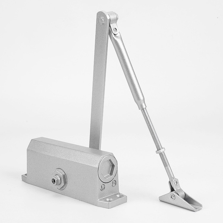 Commercial Door Closer  Square Type Aluminum Hydraulic Automatic Smart Overhead With Hold Open