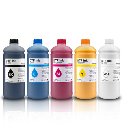 Ocbestjet 500ML DTF Print 6 Colors Digital T-shirt Textile Film Printing DTF Transfer Ink Film