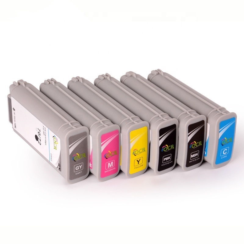 Ocbestjet 72 Compatible Ink Cartridge For HP T770/T790/T1120/T1200/T1300/T620/T610/T1100/T2300 Ink Cartridge