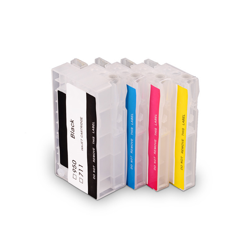 Ocbestjet 711XL Ink Cartridge Empty Refillable Ink Cartridge For HP Designjet T120 T520 Printer