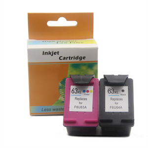 OCBESTJET For HP 63 Ink Cartridge 63XL For HP 63 Cartridges For HP Deskjet 2130 3632 2130 3630 3830 4650 4520 Printer