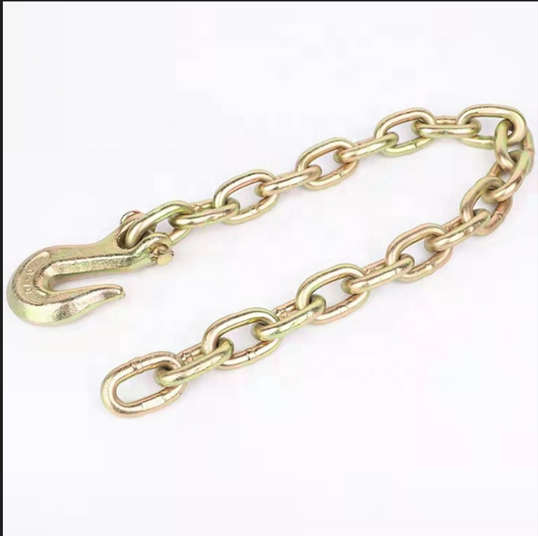 Heavy Duty G70 Truck Chain Trailer Chain With Clevis Grab Hooks