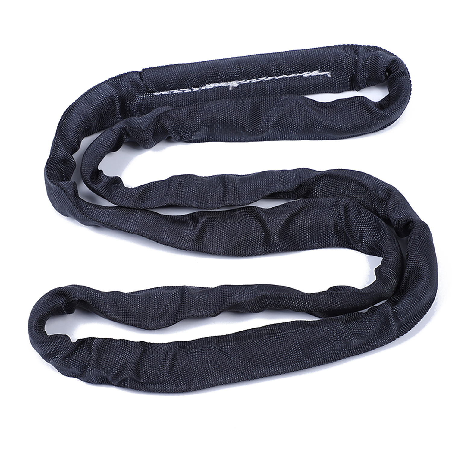 HOT Sale Heavy Duty 100% Polyester 1T 6:1 Safety Factor Lifting Sling Black Round Sling