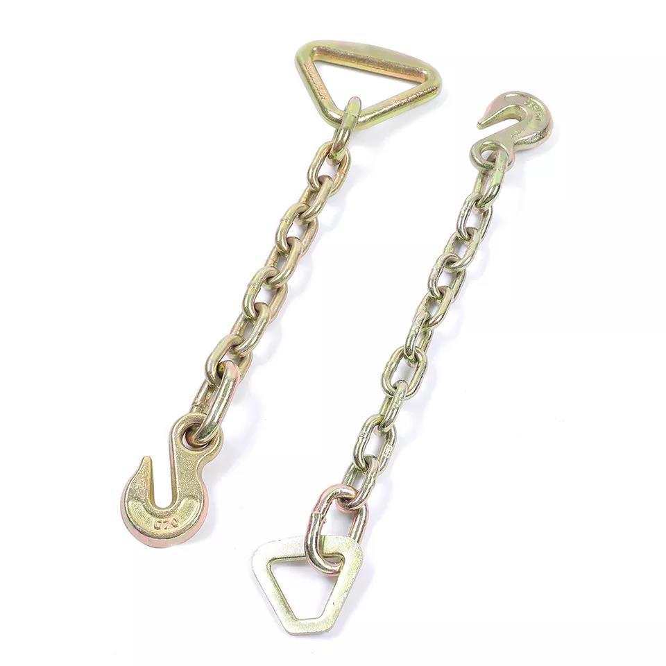 Heavy Duty G70 Truck Chain Trailer Chain With Clevis Grab Hooks