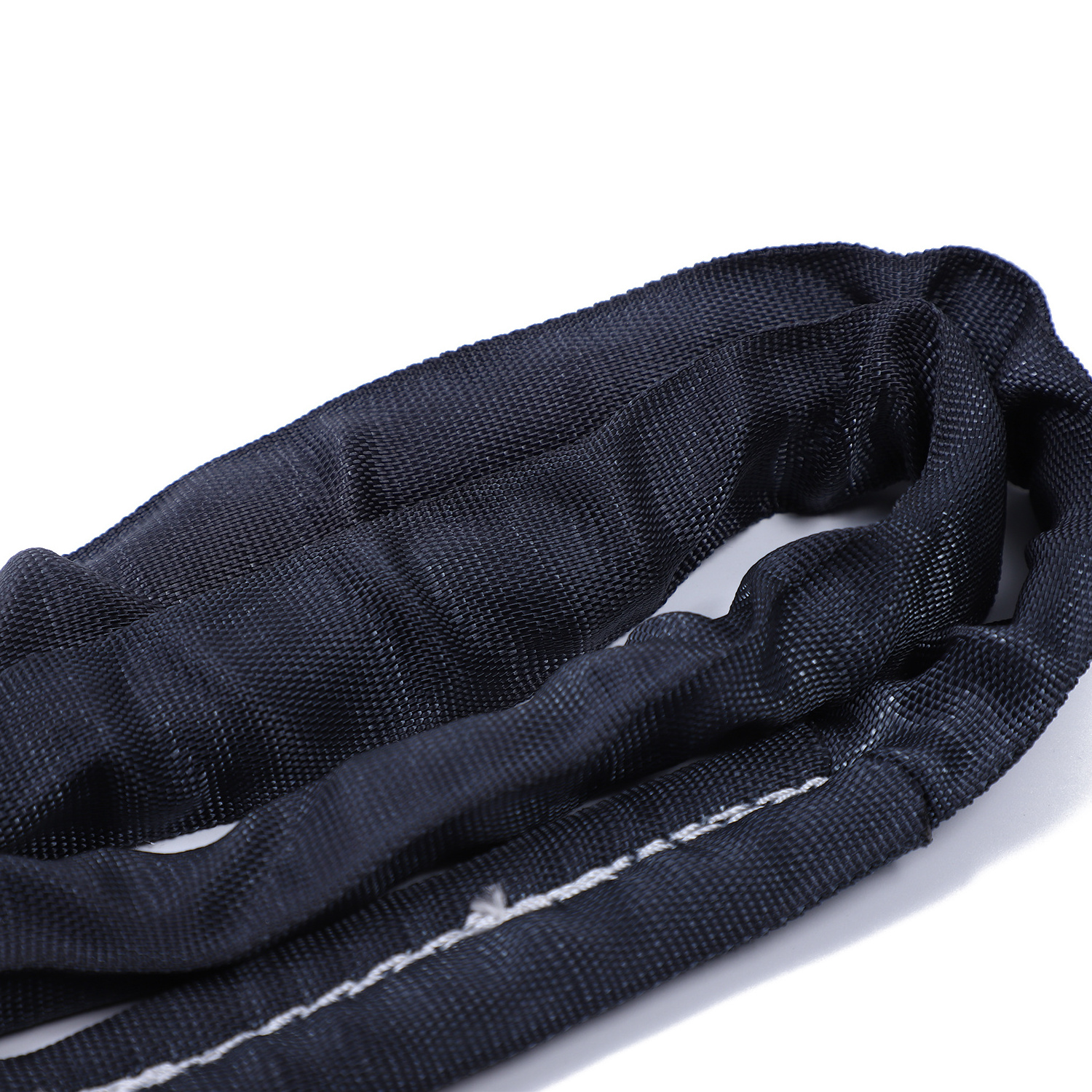 HOT Sale Heavy Duty 100% Polyester 1T 6:1 Safety Factor Lifting Sling Black Round Sling