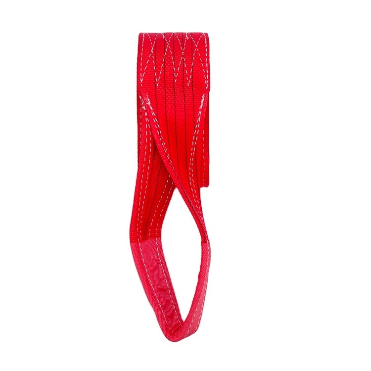 Lifting strap Cargo sling Spanset Crane Belt 5ton teslinga 100% Polyester Flat Eye