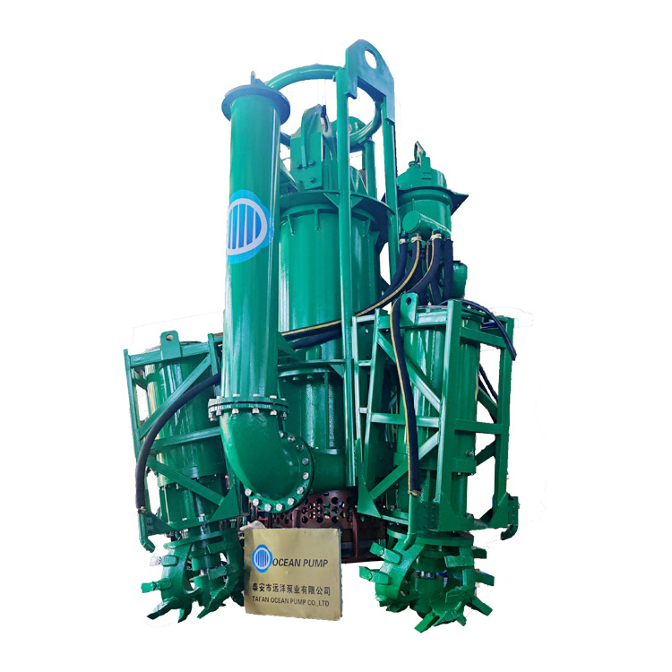 Heavy Duty Pond Canal Resorts Submersible Dredging Machine For Flood Control