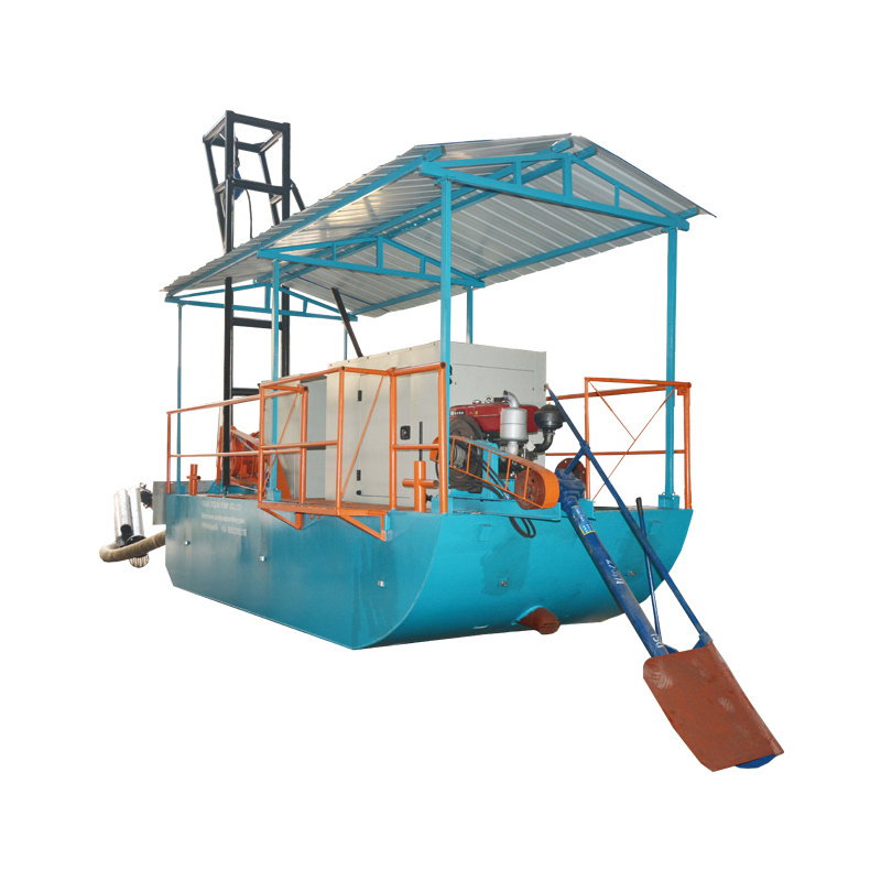 Mini Sand Pumping Dredger for Small River Dredging